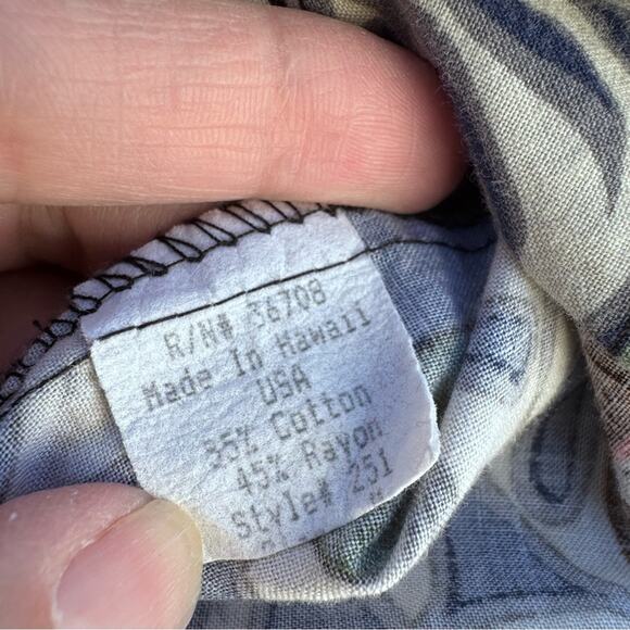 Kalaheo Hawaiian Surfboard Polo Blue Shirt Men's Size Medium *Flaws* - Picture 14 of 14